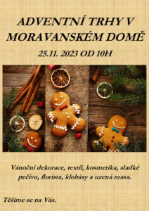25.11.2023 – Adventní trhy v Moravanském domě